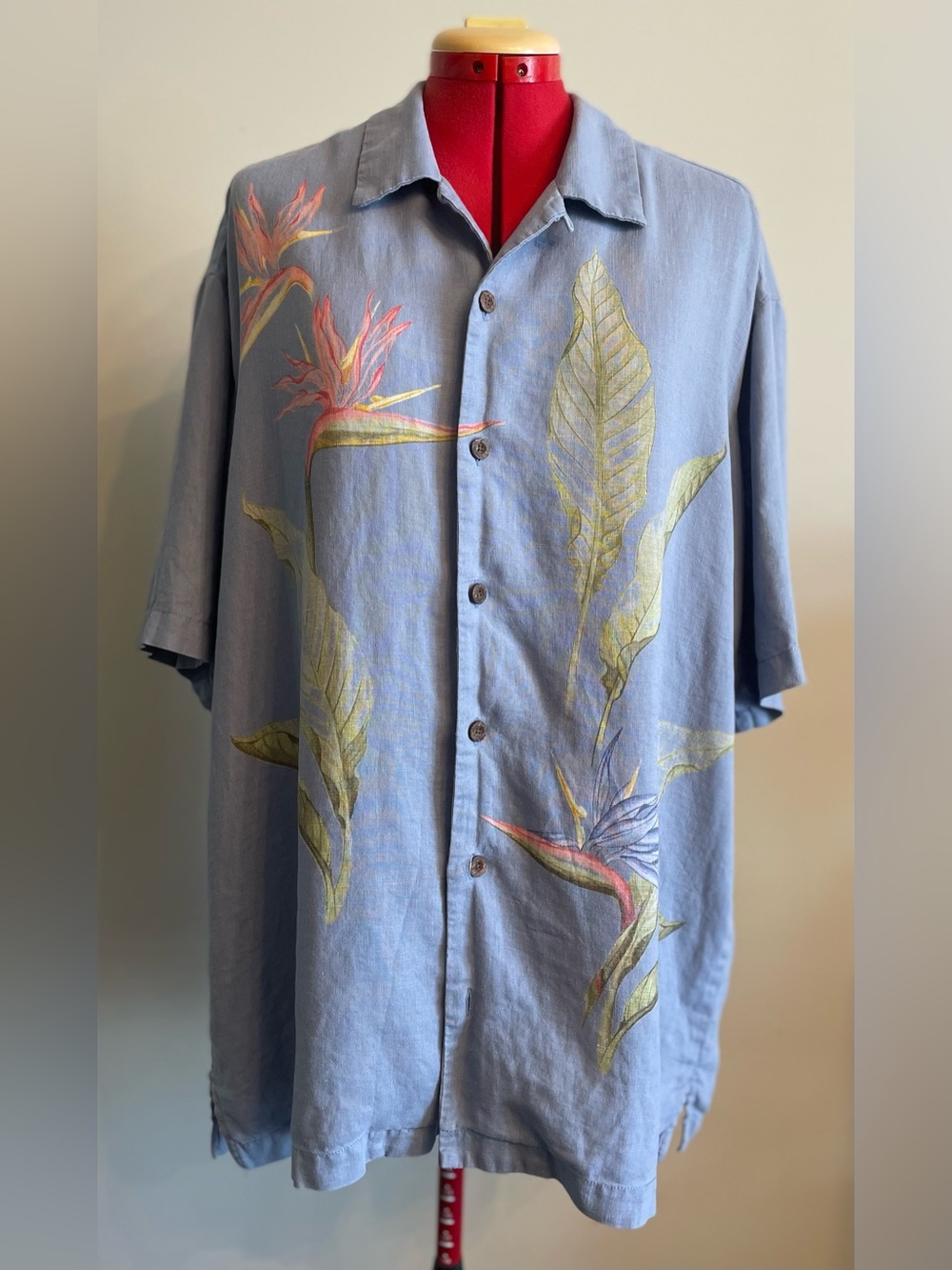 Tommy Bahama - all linen button up shirt Size Large